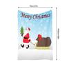 Cozy Christmas Blanket Santa Claus Reindeer Throw Festive Holiday Flannel Soft Warm Gift Home Decor Farmhouse Winter Season Beds