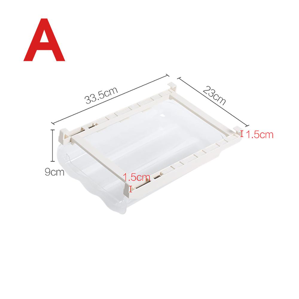 

Slide Kitchen Fridge Storage Box Pull-out Drawer Food Crisper Plastic Rectangle Egg Vegetable Fruit Containers Acrylic Container