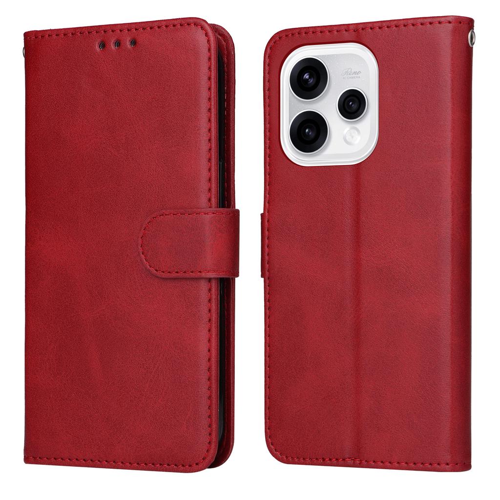 Для Oppo Reno15 5G (Глобальний)/Reno15c 5G (Китай) Чохол-гаманець зі штучної шкіри, відкидний чохол-книжка для телефону