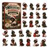 Acrylic Hanging Ornaments for Tree 2026 Dachshund Advent Calendar, 24 Days Baseball Dog Figures Lover Holiday Gifts Christmas Countdown Collectible