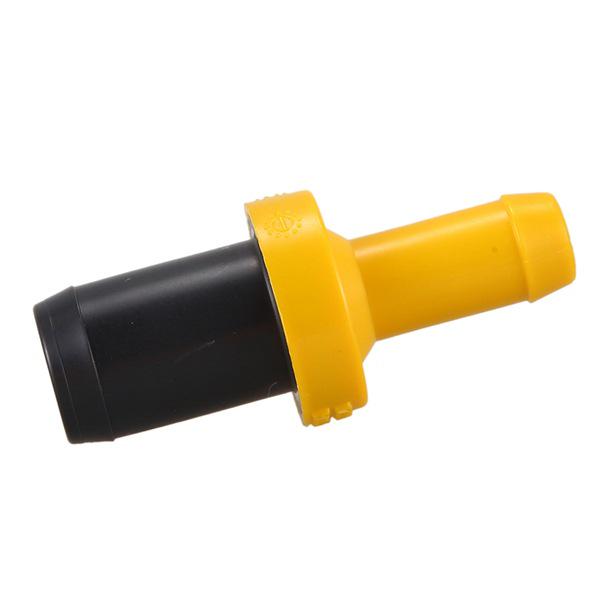 2-Piece Black & Yellow Plastic Car Intake Manifold Exhaust Valve Set None
