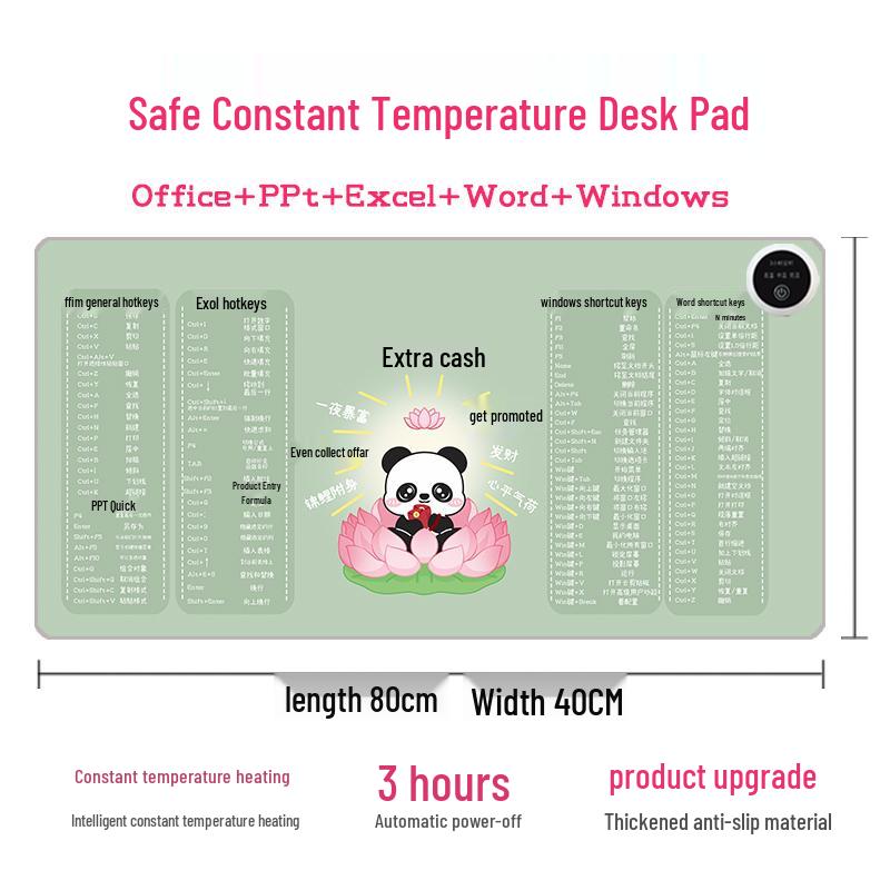 Electric Heated Mouse Pad with Temperature Control