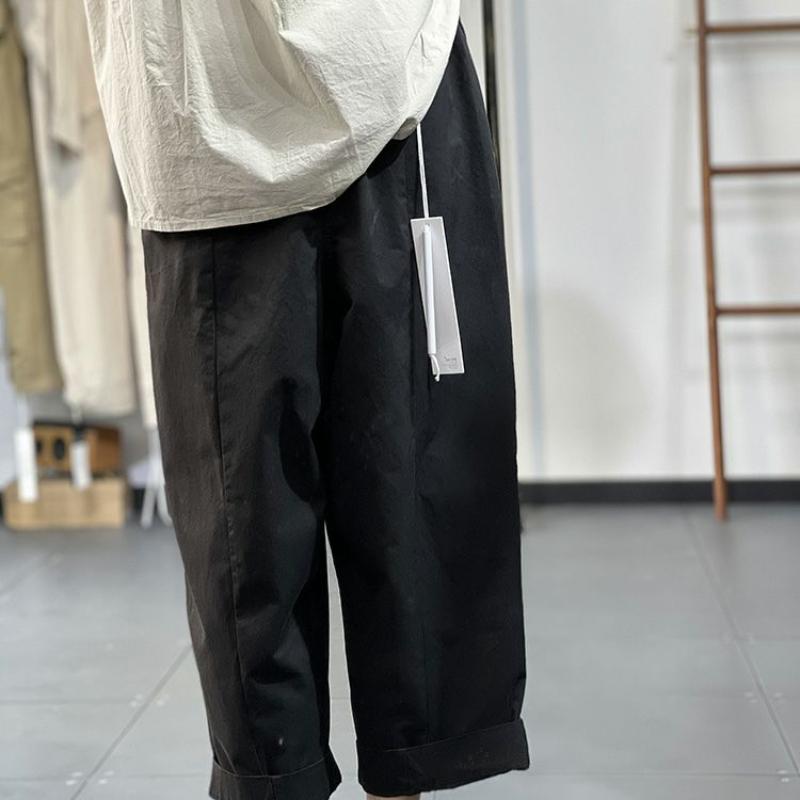 Spring-Autumn Artistic Retro Plus Size Women's Long Pants Loose Slim-Fit Versatile Solid Color Harem Slouch Pants