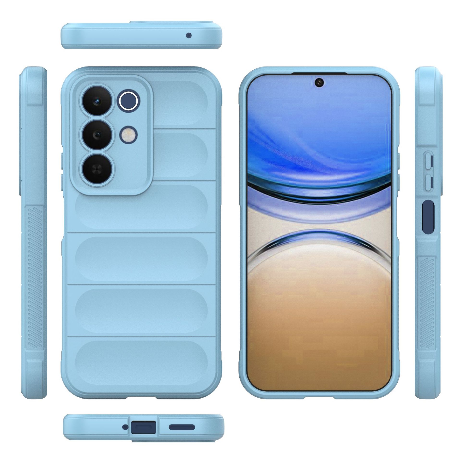 

Oppo Realme 15X/Realme C85 Phone Case,Soft TPU Shockproof Phone Cover for Oppo Realme 15X/Realme C85 світло-синій колір