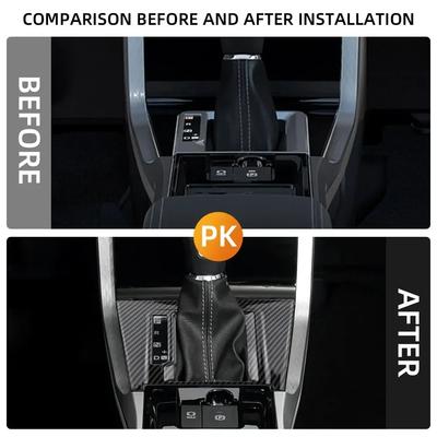 For Toyota Veloz Avanza 2025 2025 2025 LHD AT Accessories Gear Shift Knob Panel Cover Decoration Trim Interior Sticker Styling