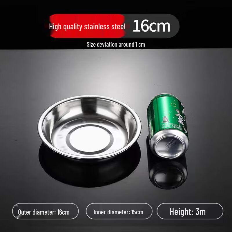 Qianxing Stainless Steel Round Dinner Plates