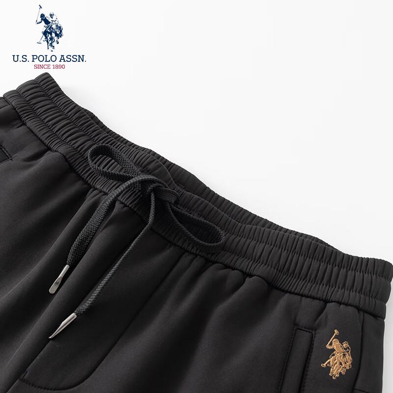 U.S. POLO ASSN. Men's Fleece-Lined Straight-Leg Casual Pants