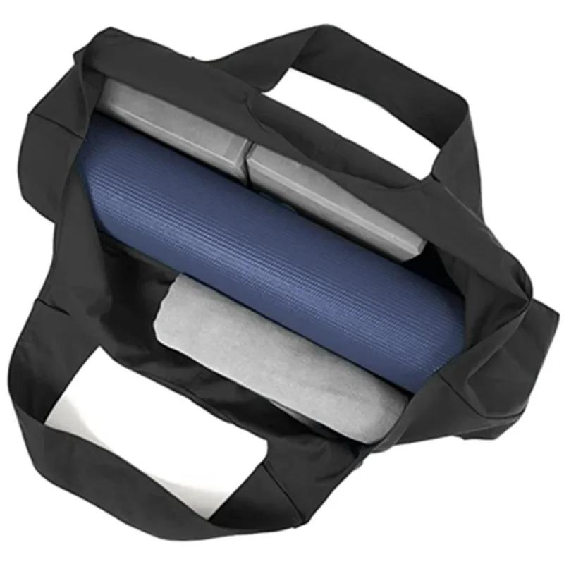 Multi-color Canvas Breathable Oversized Yoga Mat Carryall Tote Sling Carrier with Side Pocket Fitness Clothing Travel Carryall1pcs