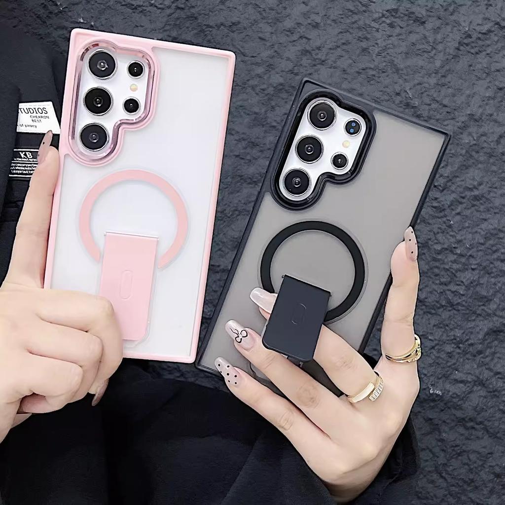 Invisible bracket Magnetic case Samsung Galaxy S11Ultra mobile phone case S11 skin matte protective case