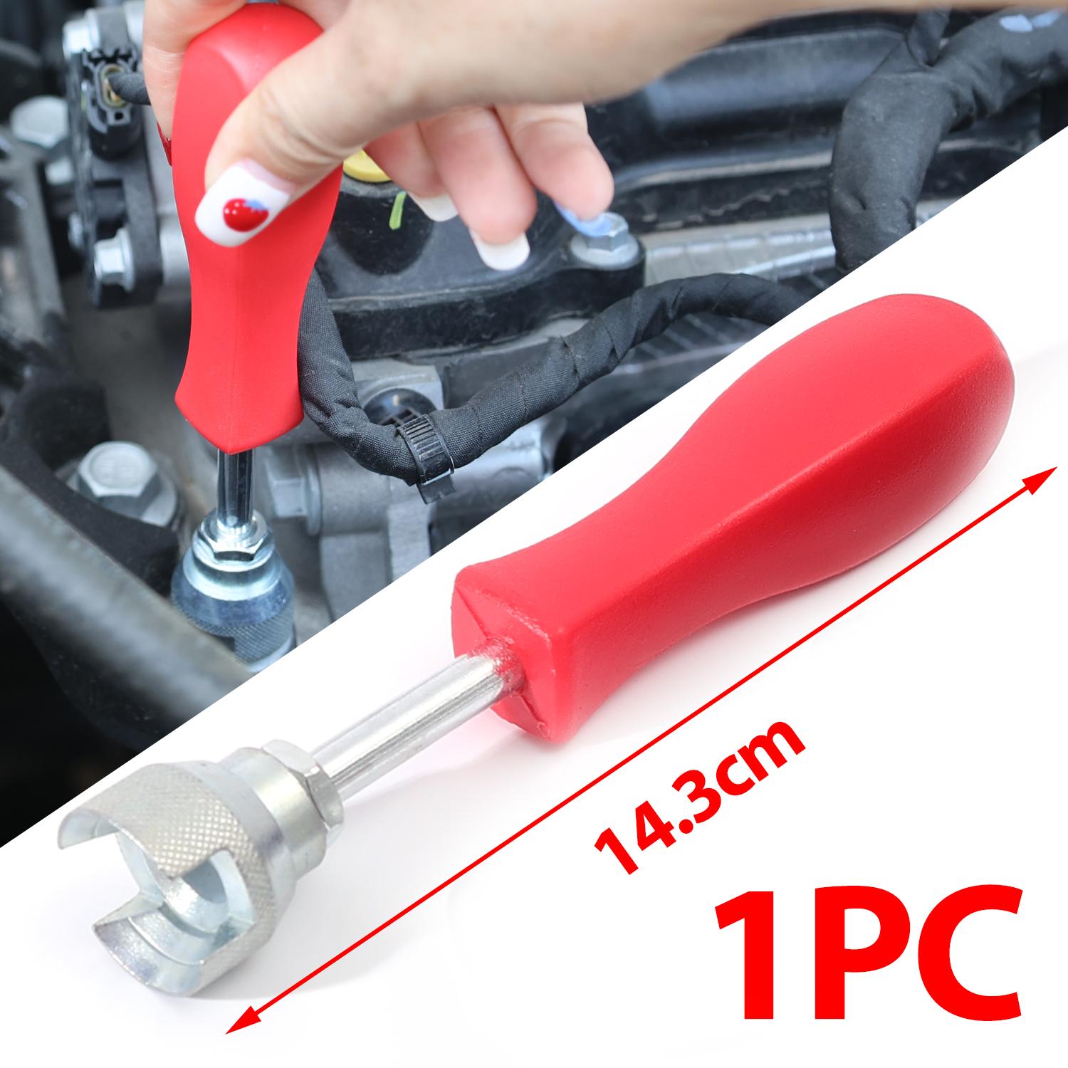 

Easy Spring Removal Brake Spring Pliers Tool Brake Hold Down Spring Self-adjuster for Car Truck Drum Brake System Maintenance 14.3x2.4cm красный