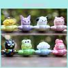 Adorable Resin Animal Figurines Featuring Cute Penguin Puppy And Frog Perfect For Gifts