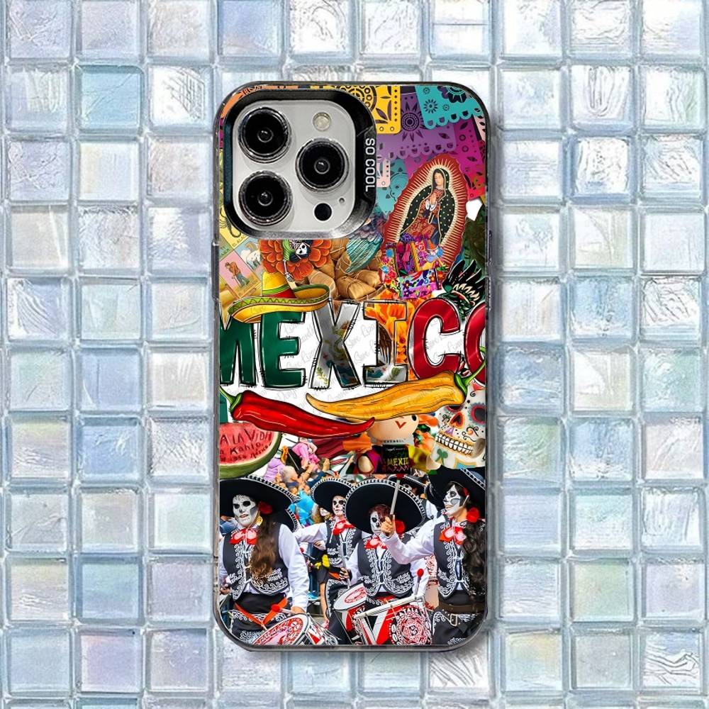 

Viva Mexico Phone Case For iPhone 16,15,14,13,12,11,8,7,Pro,Max,Plus,Mini,XS,SE Shockproof Matte Cover iPhone12mini
