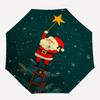 1pc Christmas Santa Fashionable Automatic Opening/Closing Folding Umbrella with 8 Bones, Windproof Portable, Daily Use143