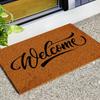 Imitation Coconut Palm Entry Silk Ring Doormat Entrance Entrance Door Foot Pad Non-Slip Floor Mat Pvc Household Carpet Mat