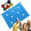 Mit Ballloch Plane Spiel Oxford-Stoff Lochplane Kooperatives Gruppenspielzeug Schulsport