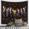 Dancing Skeletons Tapestry Festive and Fun Wall Art for a Spooky Joyful and Uniquely Charming Decor Statement