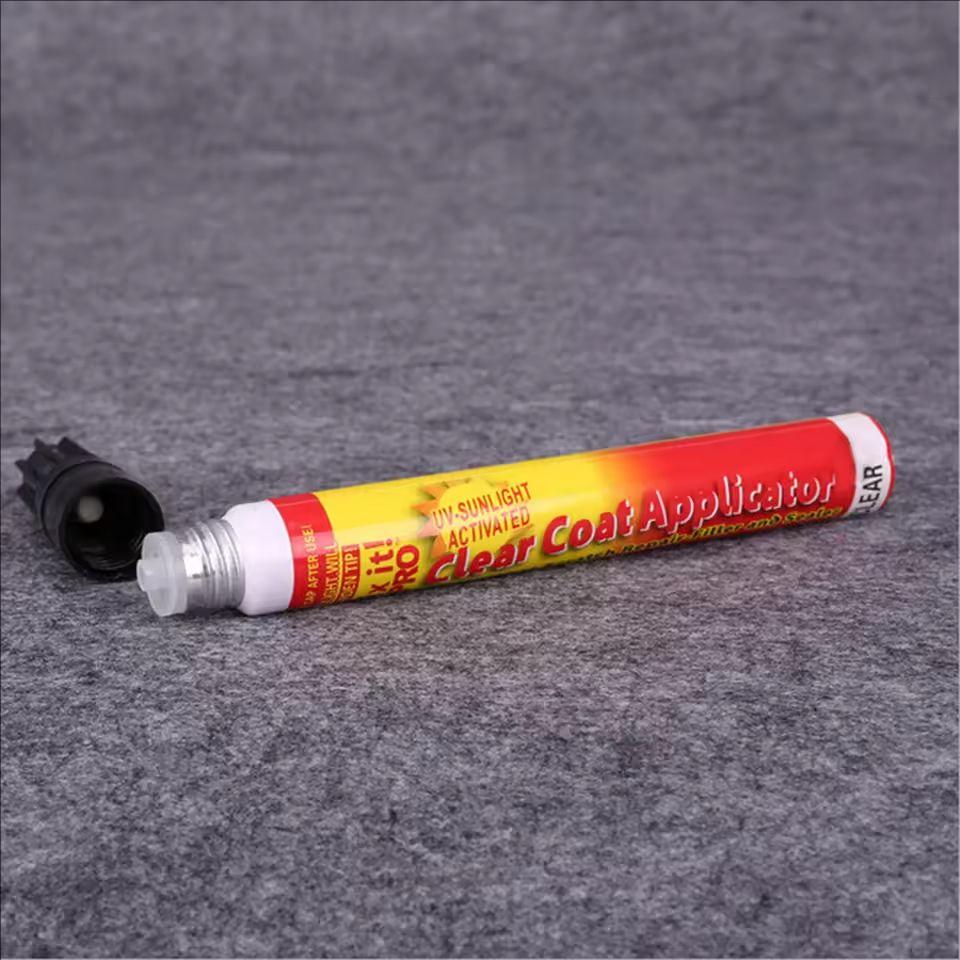 2 Stück Autokratzer Reparaturstift Lackstift zum Ausbessern Oberflächenreparatur Professioneller Applikator Kratzerentferner Für Jede Farbe Auto