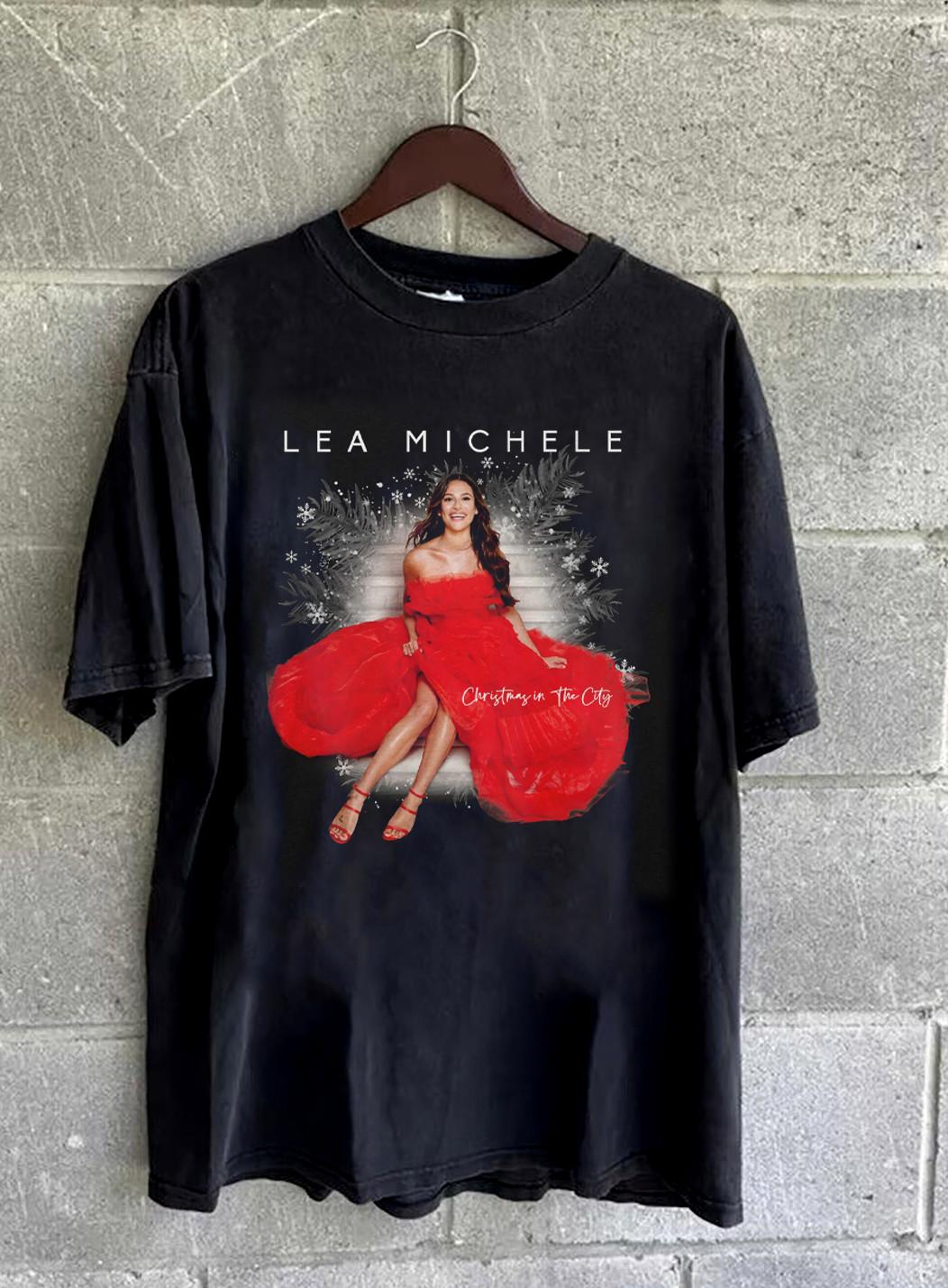 NEW Lea Michele Singer Short Sleeve Cotton Black All Size Shirt OB976 XL