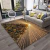 Alfombra con diseño de Papá Noel y árbol de Navidad para niños, regalo para el hogar, sala de estar, dormitorio, sofá, decoración, alfombrilla antideslizante
