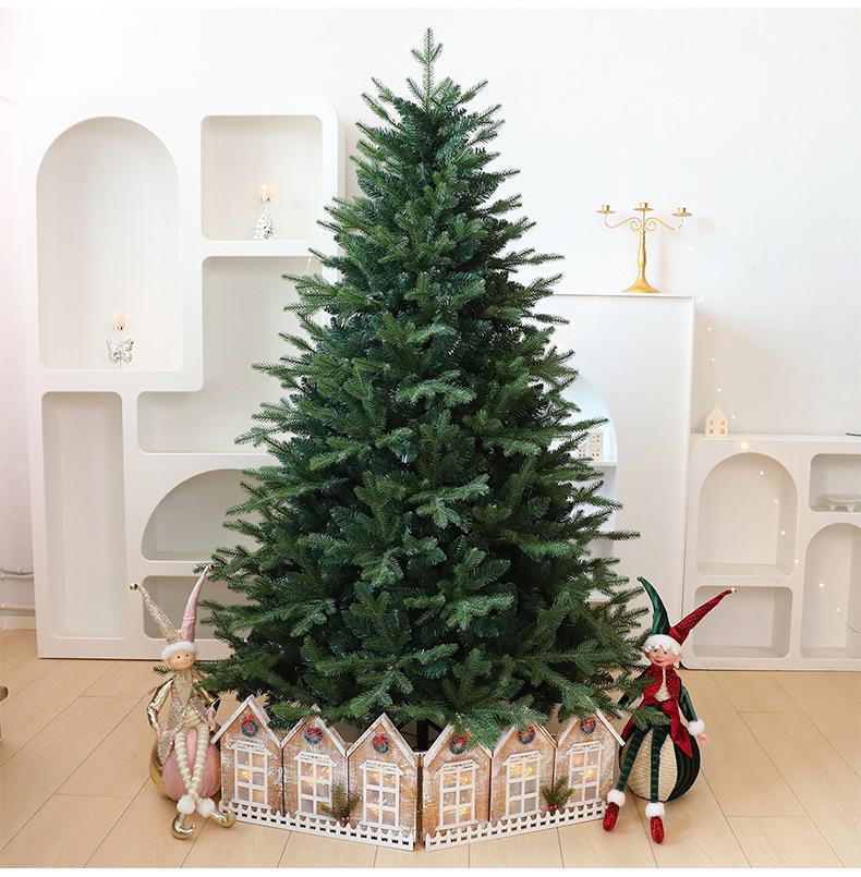 Shengyuan PE/PVC Pointed Christmas Tree Ornament for Desktop or Window Display