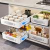 1 Stück Küchenschrank Schubladen Aufbewahrungsboxen mit Auszugsschienen Ausziehbarer Küchenaufbewahrungseinsatz Gewürzbox Regal Schränke Organizer