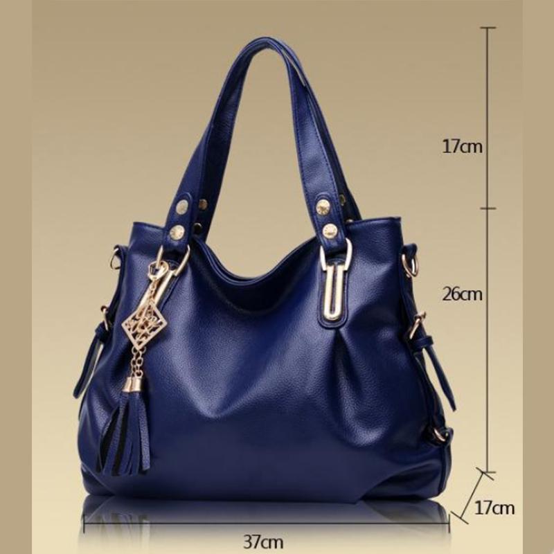 Borse da Donna Pelle Morbida Casual Design di Lusso Borsa a Mano di Grande Capacità Fashi Wild Borsa a Spalla Messenger Tendenza Borsa da Donna