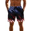 Men’s Printed Casual Athletic Shorts with Adjustable Drawstring Waist Relaxed Fit Lightweight Shorts for Daily Wear and Sports Activities