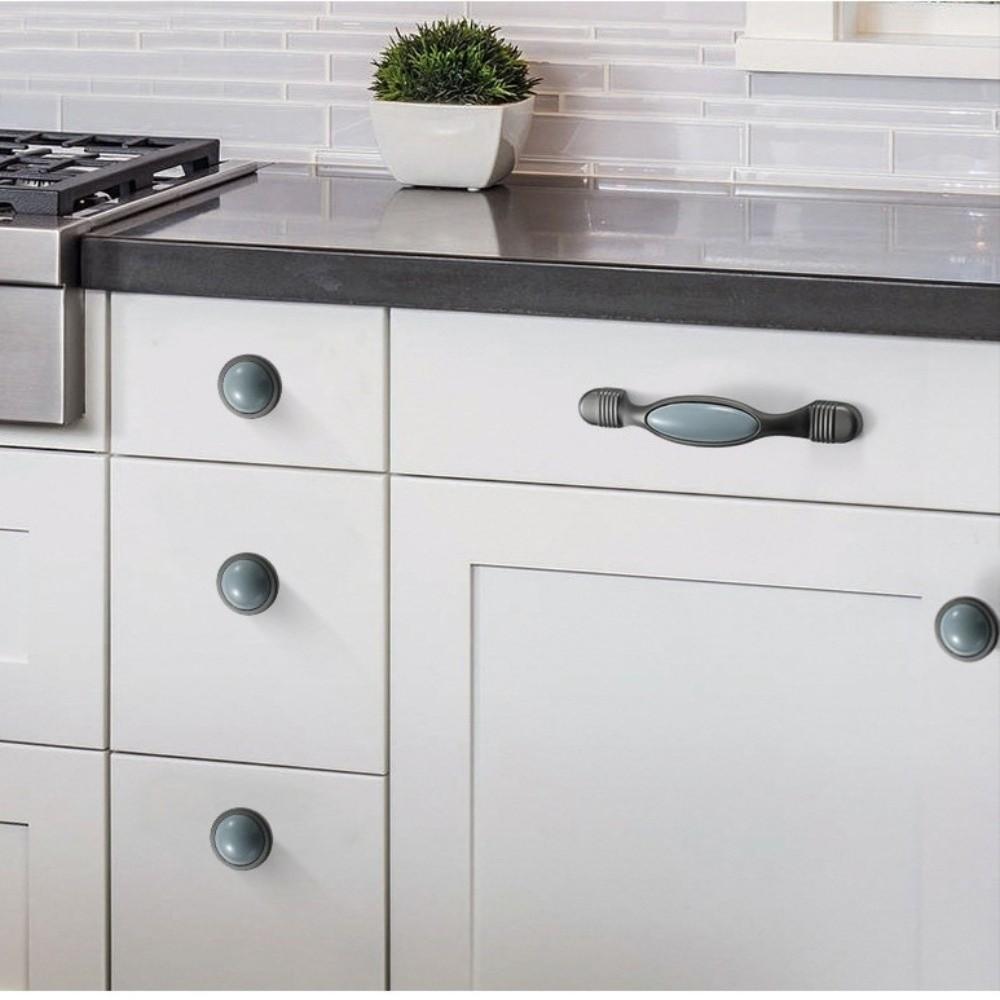 Zinc Alloy Cabinet Furniture Handle Ceramic Door Knosb Cabinet Pulls  Cabinet Door Hardware