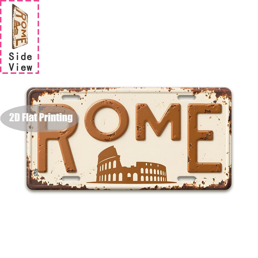 Tin Sign  Vintage Durable Metal Plaque Wall Decor Home Office Bar Man Cave Laundry Global City Coordinate Birth Year License