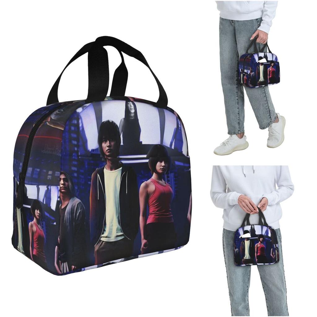 Alice In Borderlanded Poker Thriller Drama Insulated Lunch Bag for Women Kids Portable Food Boxes Thermal Lunch Box Tote