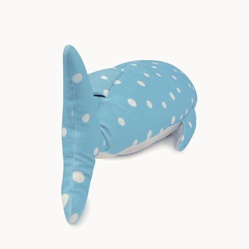 LIV HEART Premium Sleepy Animals Kamu Kamu's Jinbei the Whale Shark Body Pillow, Medium Size (Approx. 52cm in Length), Fluffy and Soft, 68841-62
