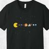 Eating The Solar System Tee | Space Video Game Planets T-shirt