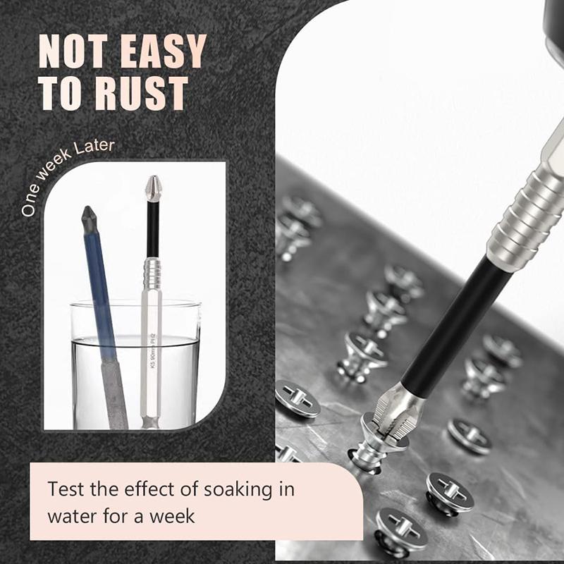 High Magnetic Screwdriver Drill Bit Set Strong Magnetic Durability Screwdriver Drill Bit Set Universal Anti-Slip Magnetic