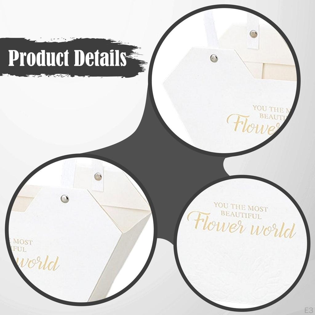 Bouquet Holder, Gift Box, Paper Handbag, Storage Bag, Florist Packaging Material, Stylish for