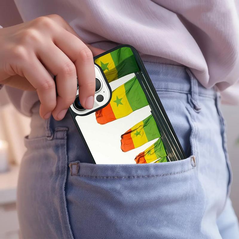 

Senegal Flag Phone Case For iPhone 17 Air 15 16e 14 13 Pro Max Coque 12 11 Pro Max PLUS cover iPhone 14pro max