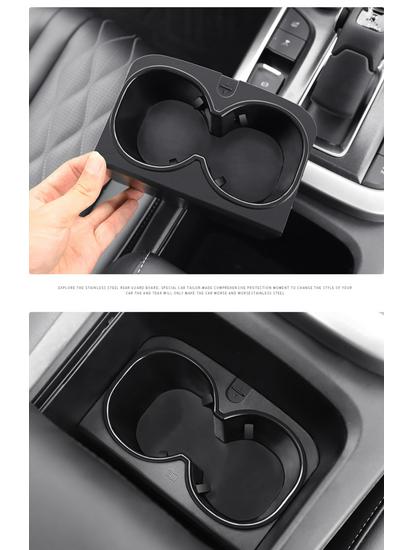 Tank 300 Console Cup Holder Mat: TPE Door Slot, Shock Absorption, Noise Reduction, Soft Rubber, Waterproof Storage