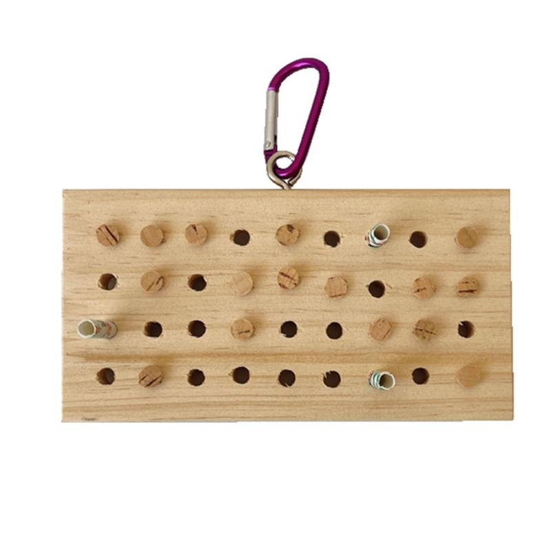 

Lovebirds Parrots Budgies Cage Toy Keyboard Climbing Natural Wood Molar Grinding Toy for Parakeets Cockatiel