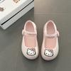 Cute and Simple Cartoon Hello Kitty Bag Head Single Shoes Women's Summer 2025 New Fashion Outside Breathable Sandals