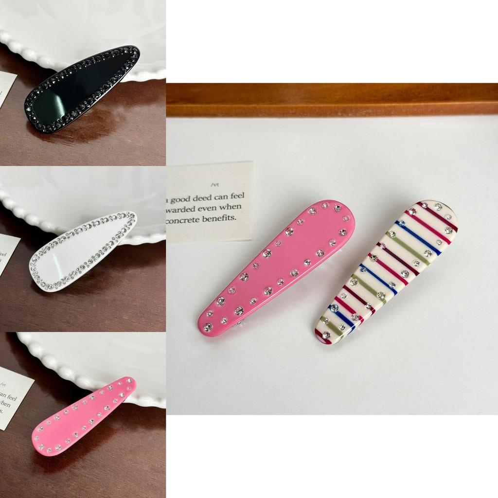 Chic Spring-style Hairpin With Dazzling Rhinestones For Effortless Everyday Elegance