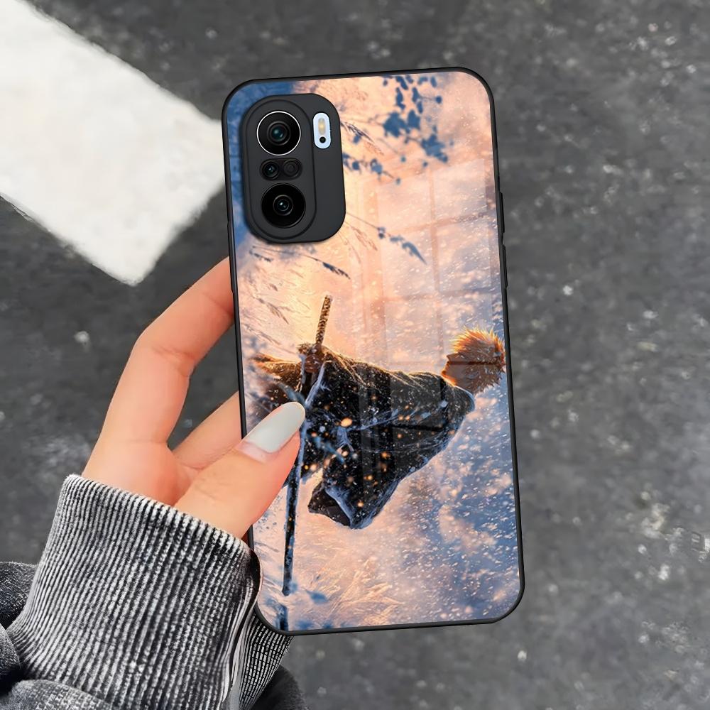 Bleach Kurosaki Ichigo Phone Case for Xiaomi 15 14 13 12 X Redmi Note 10 Mi 11 S Lite T Pro ultra glass Cover