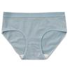 Candy-Color Seamless Cotton Mid-Waist Women's Breathable Briefs