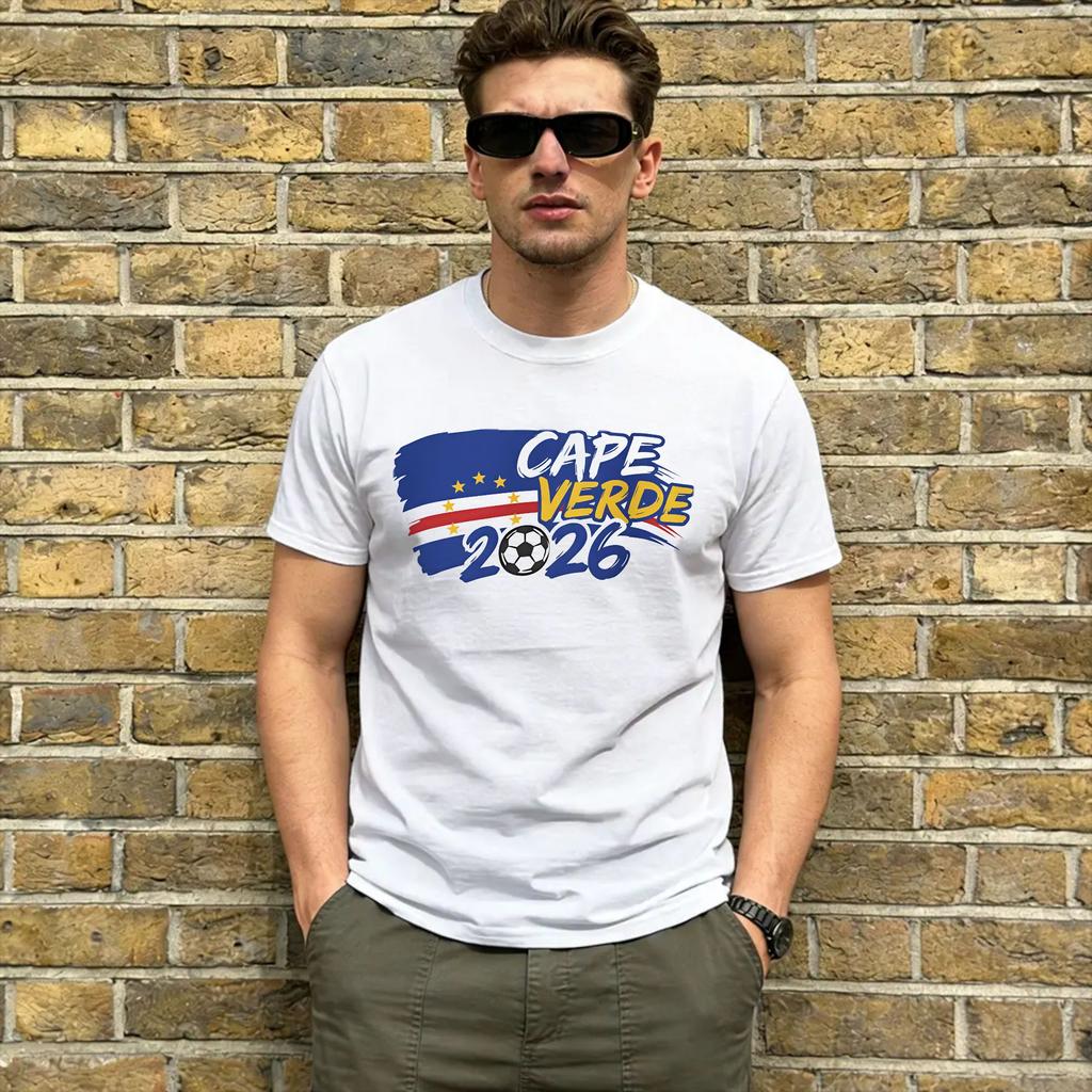 Cabo Verde Vozinha Tshirt Summer Popular T Shirts Adult Cotton Oneck Plus Size Top Tees Short Sleeves Y2k Basic Tops