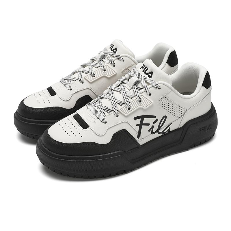 Fila Campus Fashion Versatile Simple Comfortable Retro Low-Top Sneakers Women Sneakers Black White F12W512205FJB