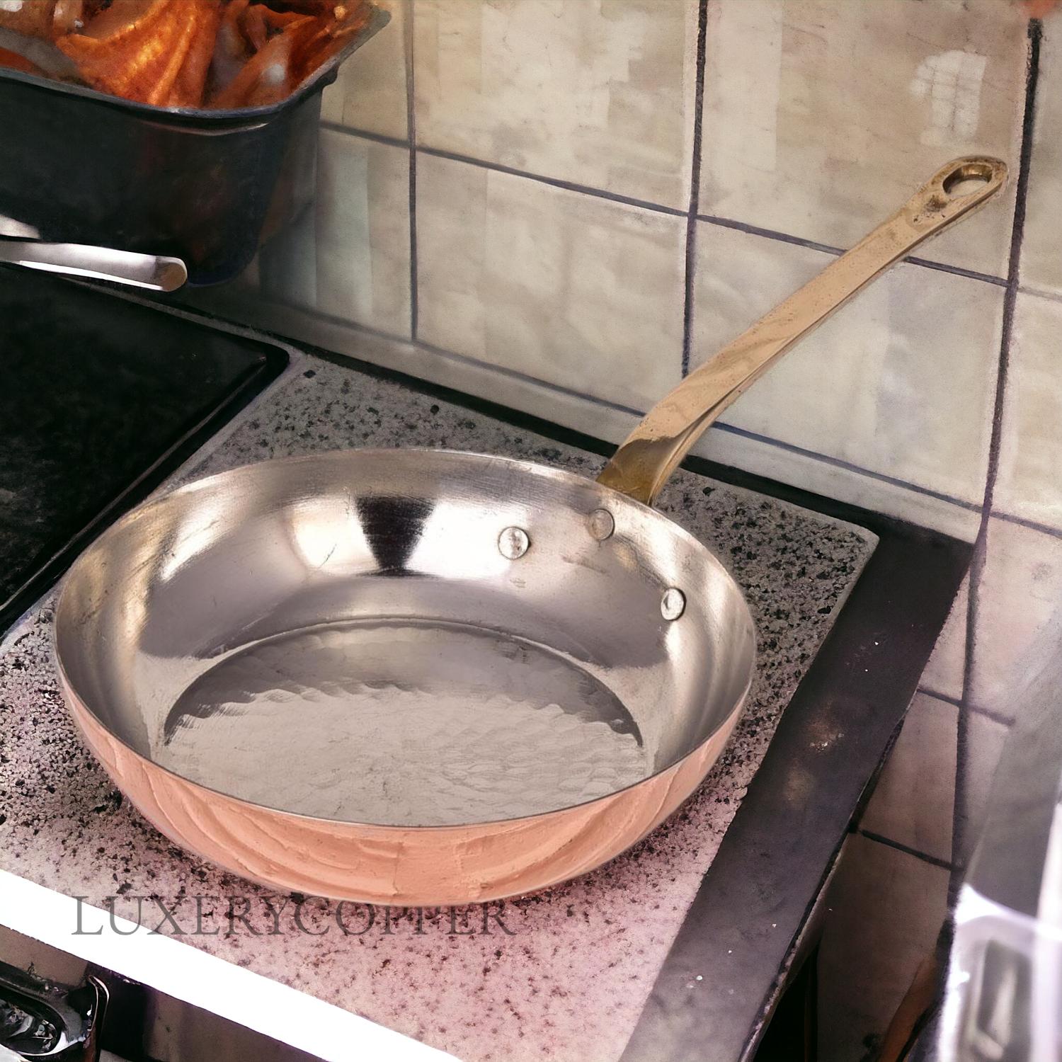 

Толстая медная кастрюля Premium Collection Burcu 16-24 см