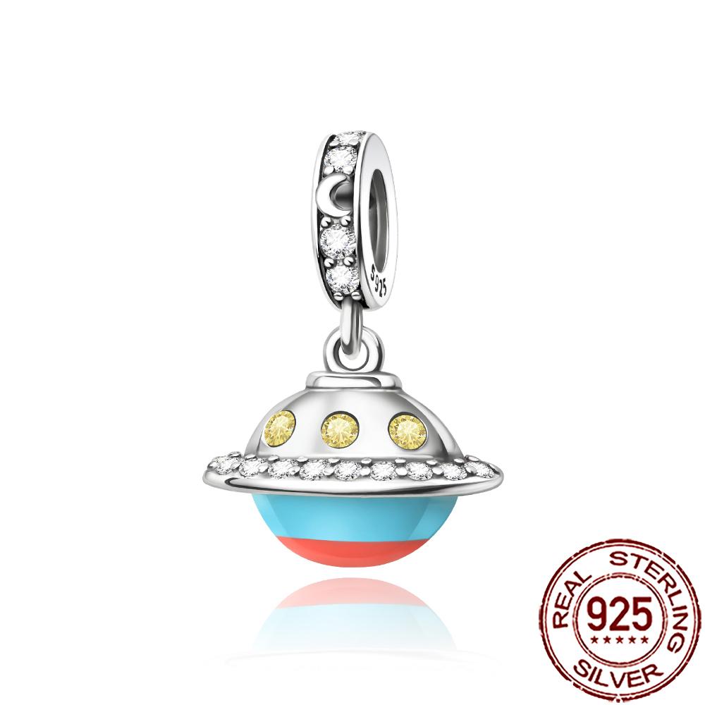 New Charms Copper Airplane Globe Suitcase Air Balloon Travel Beads Fit Original Bracelet Necklace Diy Jewelry