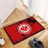 Eintracht Frankfurt Club Logo Teppich, Rutschfeste Rote Fußmatte für Wohnzimmer Schlafzimmer Fußballfan Heimdekoration Geschenk