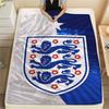 England football Printed Flannel Blanket, soft throw for bedroom sofa, washable,soccer fan merchandise, great gift.