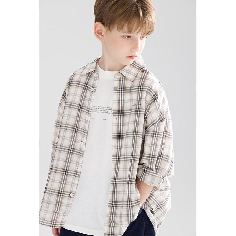 Mucmukn Kids' Lightweight Cotton Plaid Sun Protection Shirt Jacket