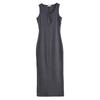 Advanced Sense of High Quality Thick Thread Cotton Vest Dress Women's Summer Slim Slit Show Thin Suspenders Long Dress