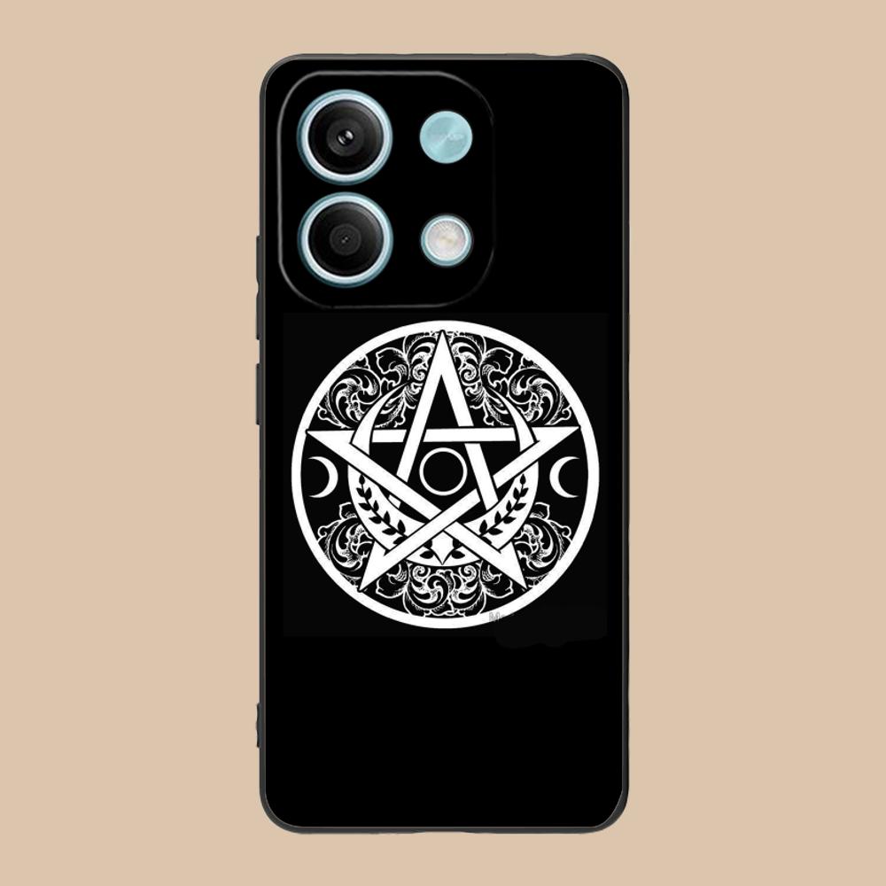 Aesthetic Pentagram Phone Case for POCO F8 F7 F6 F5 F4 F3 F2 Pro GT C75 C71 C65 C61 C40 Pro Ultra Soft TPU Shockproof Cover